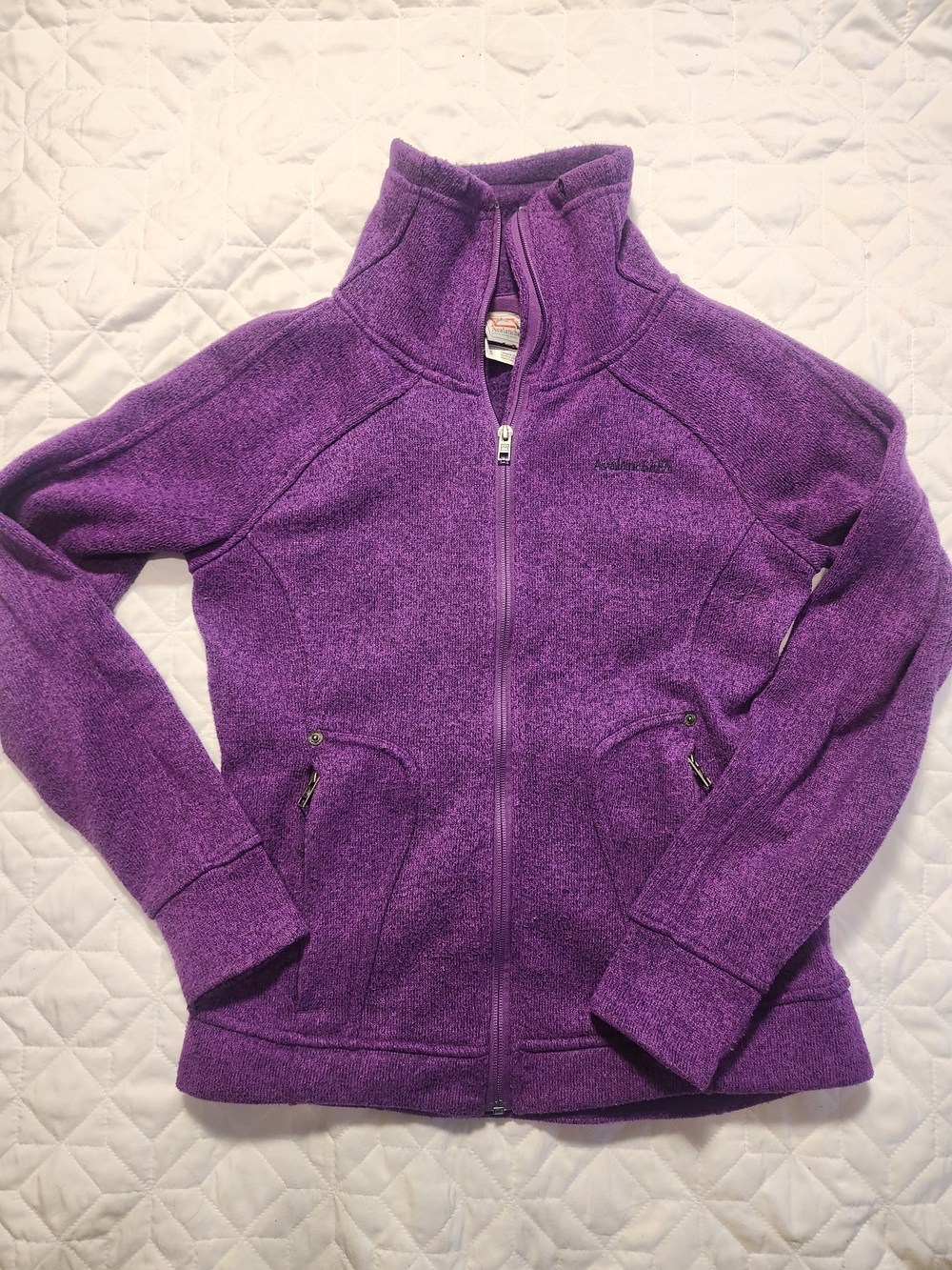 Avalanche Purple Full-Zip Teddy Jacket